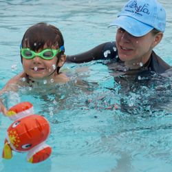Hall Swim Academy - It's important to keep swimmers engaged during their swim lessons.