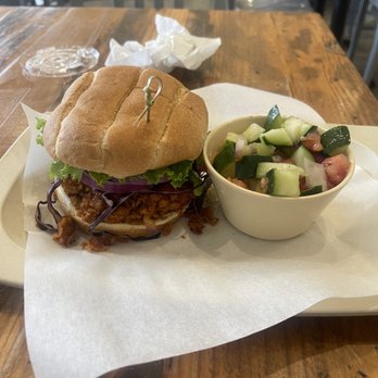Sunflower Bakehouse - Vegan BBQ Sandwich - Vegan Near Me - Nashville, Tennessee Sunflower Bakehouse - Vegan BBQ Sandwich - Vegan Near Me - Nashville, Tennessee