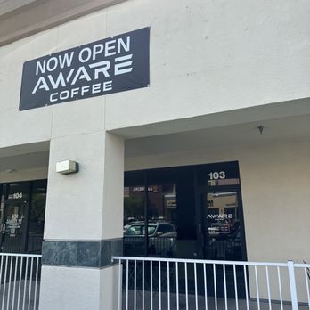 Aware Coffee - Front entrance - Coffee & Tea Near Me - Henderson, Nevada