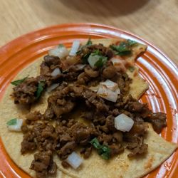 Carniceria La Mexicana Market - Homemade tacos with items from this market