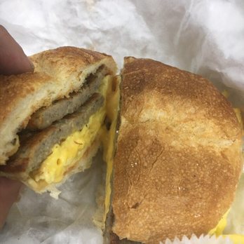 Maria's Sweet Deli - A nice Sausage egg and cheese on a Portuguese roll - Delis Near Me - Newark, New Jersey Maria's Sweet Deli - A nice Sausage egg and cheese on a Portuguese roll - Delis Near Me - Newark, New Jersey