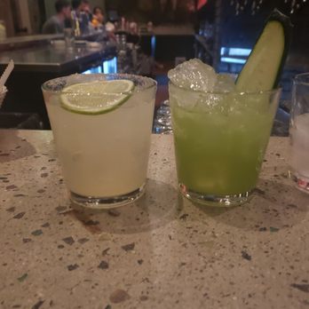 Espadín - mezcal margarita and cucumber margarita - Cocktail Bars Near Me - Temecula, California Espadín - mezcal margarita and cucumber margarita - Cocktail Bars Near Me - Temecula, California