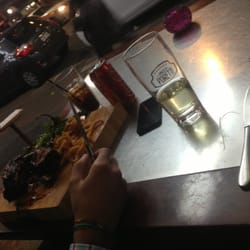 M O A N - The ribs and curly fries and an absence of fetucini boscaiola