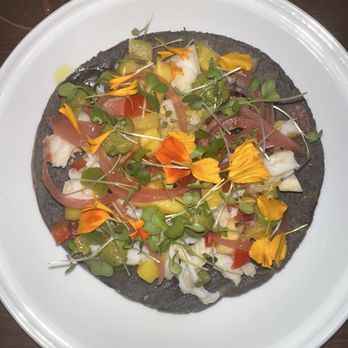 Comida - Lobster Ceviche Tostada - Latin American Near Me - Sarasota, Florida