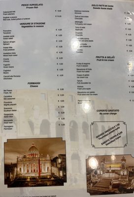 Menu photo 2 Da Valentino Rome, RM Menu photo 2 Da Valentino Rome, RM