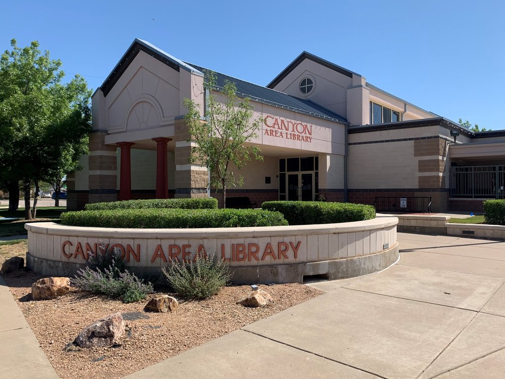 CANYON AREA LIBRARY 1501 3rd Ave, Canyon, Texas Libraries Phone
