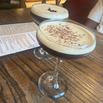 Wade's Landing - The Grind (bourbon based coffee cocktail), Day Drinking (vodka based coffee cocktail) - Cocktail Bars Near Me - Rockwall, Texas Wade's Landing - The Grind (bourbon based coffee cocktail), Day Drinking (vodka based coffee cocktail) - Cocktail Bars Near Me - Rockwall, Texas