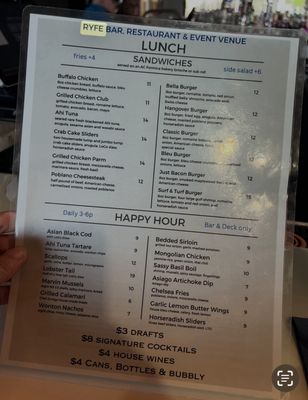 Menu photo 1 Ryfe Atlantic City, NJ