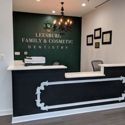 Leesburg Family and Cosmetic Dentistry - Upon entering the office, you will be warmly greeted by our friendly receptionists at the front desk.