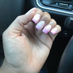 Vibrant Nails & Spa - Pink/crystal mood polish