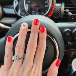 Another great manicure. Cherry nails Another great manicure. Cherry nails