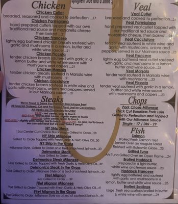 Menu photo 4 Cacciatores Johnson City, NY