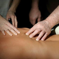Bodymechanics School of Myotherapy & Massage - Learning back massage at Bodymechanics School of Myotherapy & Massage