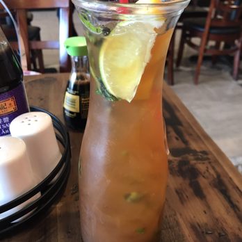 Pho Sure - Peach sweet tea - Vietnamese Near Me - San Antonio, Texas