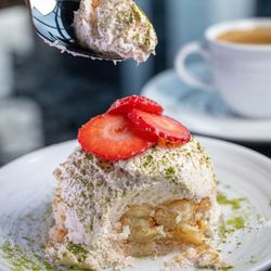 The Exchange - Strawberry Matcha Tiramisu