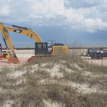 Main Beach - The operation is going on for miles - Beaches Near Me - Fernandina Beach, Florida