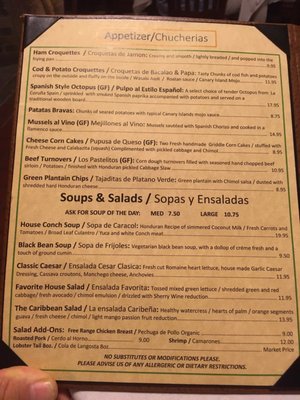 Menu photo 4 Chucherias Restaurant Daytona Beach, FL Menu photo 4 Chucherias Restaurant Daytona Beach, FL