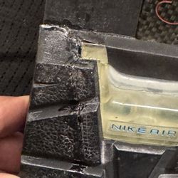 Shoe Express Repair - This is the bs glue job he used after breaking or tearing the heel from the sole. Nothing was broken when I gave the boots to him.