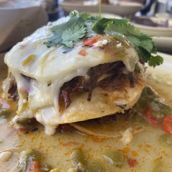 Panxa Cocina - Stacked Enchiladas - Cocktail Bars Near Me - Long Beach, California