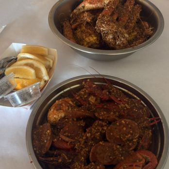 Cajun Crawfish Stop - Delicious!! Lbs Crawford, egg, and sausage. - Cajun/Creole Near Me - Covina, California