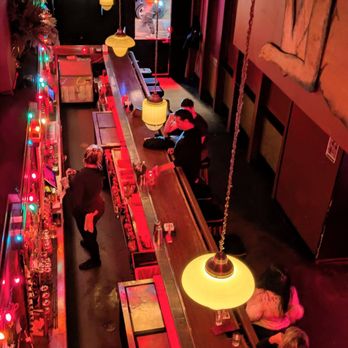 The Rumpus Room - The view from upstairs. Note the naked lady overseeing operations on the right. - Dive Bars Near Me - San Francisco, California The Rumpus Room - The view from upstairs. Note the naked lady overseeing operations on the right. - Dive Bars Near Me - San Francisco, California
