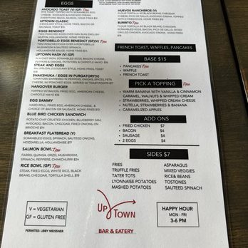 Uptown Bar & Eatery - Menu brunch - Bars Near Me - Ansonia, Connecticut