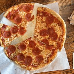 11" pepperoni pizza YUM!