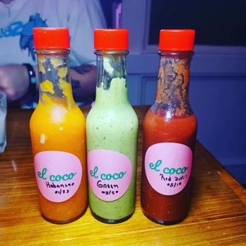 El Coco - They make their own hot sauces - Mexican Near Me - New York, New York