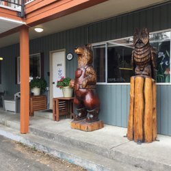 Glencoe Motel & RV - Entrance to motel's office.