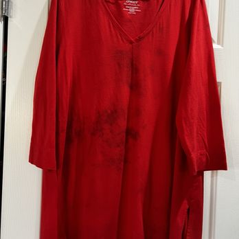 Galaxy Advanced- Textile Cleaners - This new shirt came back with black all over it. - Laundry Services Near Me - Goodyear, Arizona