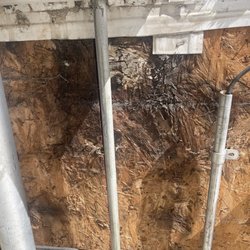 Ivory Homes - Davis County Office & Design Center - Rotted wood due yo zero vapor barriers on siding