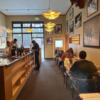 SKADI - This is the back of the restaurant, looking toward the front door. The kitchen is on the left, dining on right side. - Modern European Near Me - Mammoth Lakes, California