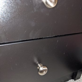 House N Box Movers - Scuffed bedside table handles - Movers Near Me - Hutto, Texas