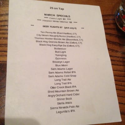 Menu photo 6 Arch Street Tavern Hartford, CT Menu photo 6 Arch Street Tavern Hartford, CT