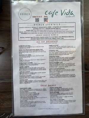 Menu photo 8 Cafe Vida Culver City, CA Menu photo 8 Cafe Vida Culver City, CA