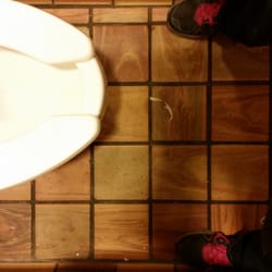McDonald's - My feet are against the walls!