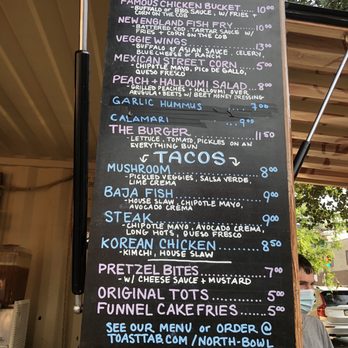 North Bowl - Daily Menu - Bowling Near Me - Philadelphia, Pennsylvania