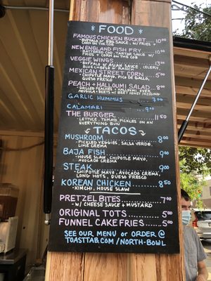 Menu photo 2 North Bowl Philadelphia, PA