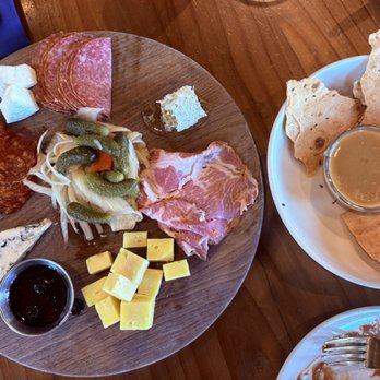 Lido Bottle Works - Cheese & Charcuterie Board with crispy flat bread like chips - Wine Bars Near Me - Newport Beach, California Lido Bottle Works - Cheese & Charcuterie Board with crispy flat bread like chips - Wine Bars Near Me - Newport Beach, California