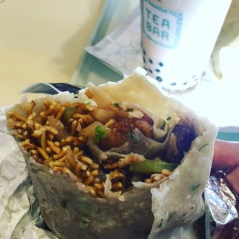 Panda Express Innovation Kitchen - Orange chicken burrito - Chinese Near Me - Pasadena, California