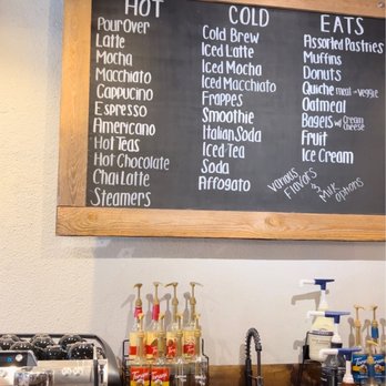 Harlem Java House - the menu on the wall - Coffee & Tea Near Me - Harlem, Georgia