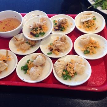 Ngự Bình Restaurant - Banh beo chen. 10 individual plated rice cakes with shrimp and pork rine. Delicious - Vietnamese Near Me - Westminster, California Ngự Bình Restaurant - Banh beo chen. 10 individual plated rice cakes with shrimp and pork rine. Delicious - Vietnamese Near Me - Westminster, California