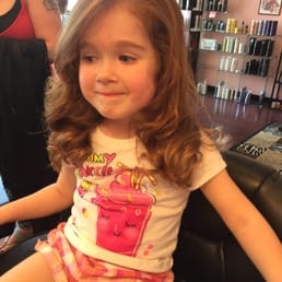 My 3 year old after her first hair cut. My 3 year old after her first hair cut.
