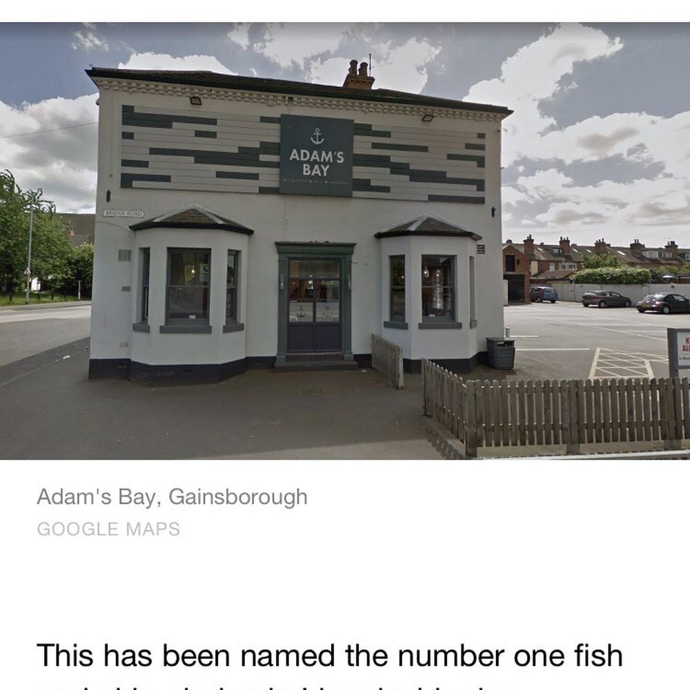 Adam's Bay - Voted number one place to Eat Fish and Chips - Fish & Chips Near Me - Gainsborough, LIN