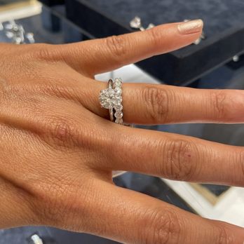 IberJoya Diamonds - Trying on bands to go with my engagement ring! - Jewelry Near Me - Boca Raton, Florida IberJoya Diamonds - Trying on bands to go with my engagement ring! - Jewelry Near Me - Boca Raton, Florida