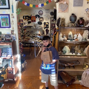 Ojai House - Inside / Son loves his journey with stones - Gift Shops Near Me - Ojai, California