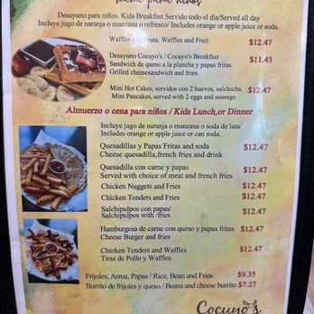 Cocuyo’s Restaurant - Mexican Near Me - Soledad, California