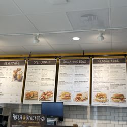 Einstein Bros. Bagels - Menu