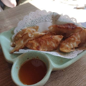 Oishii Japanese Bistro - Pan fried dumplings - Sushi Bars Near Me - Powell, Ohio Oishii Japanese Bistro - Pan fried dumplings - Sushi Bars Near Me - Powell, Ohio