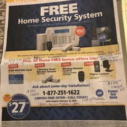 ADT Security Services - Ad for the security alarm offer